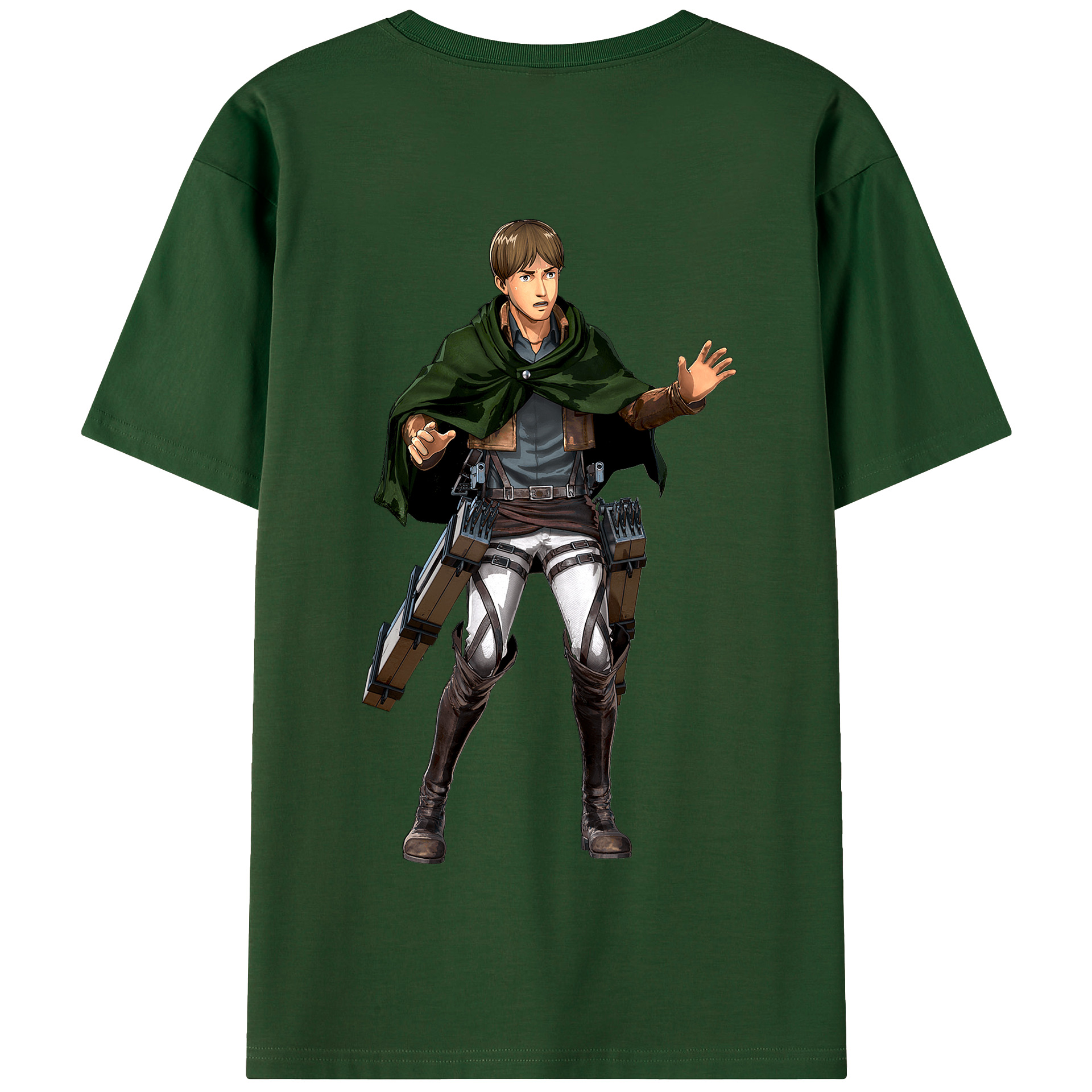 （画像用） 進撃の巨人 Attack on Titan 綿100％半袖Tシャツ（背面プリント）